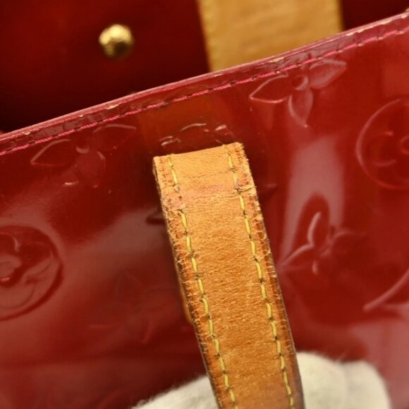Louis Vuitton Red Vernis Reade PM Tote Handbag - Picture 8 of 13
